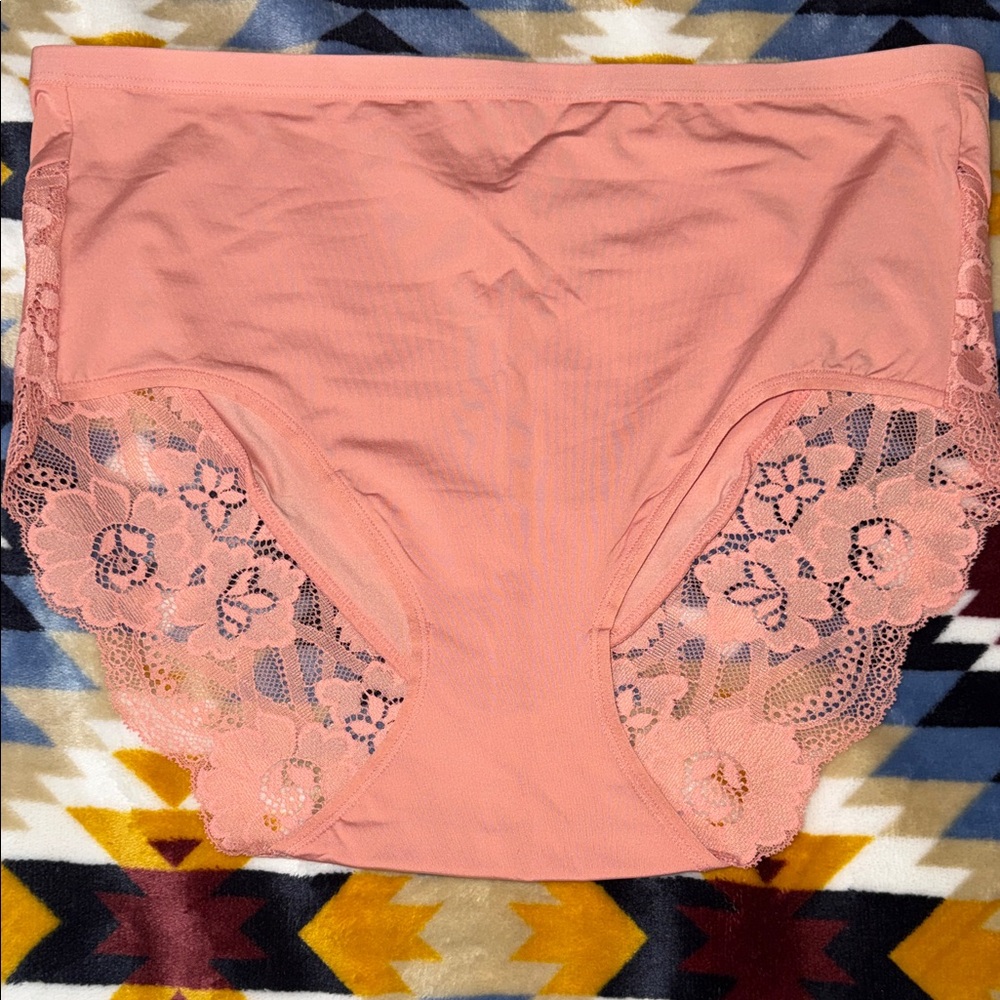 NWT ALL WORTHY BY HUNTER MCGRADY Elegant Lace Trimmed Women's Panties - Picture 4 of 11